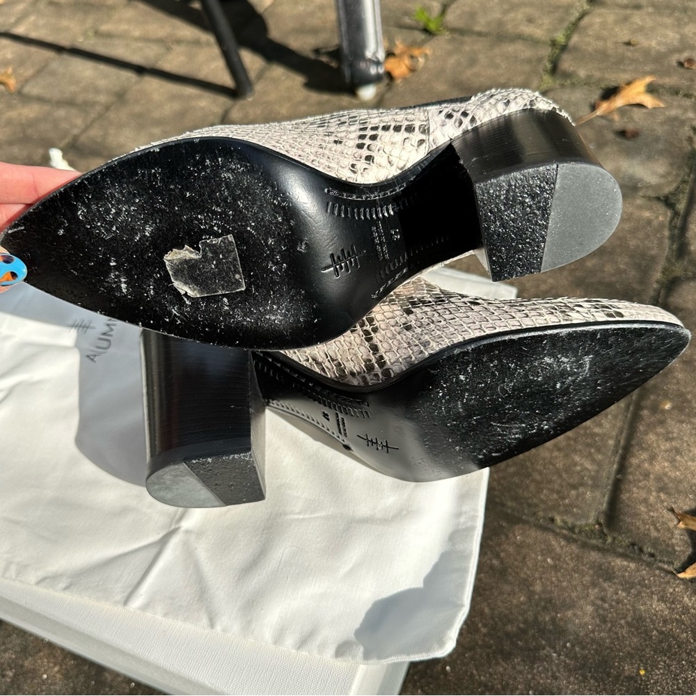 Alumnae Chelsea Snakeskin Booties - Picture 7 of 7
